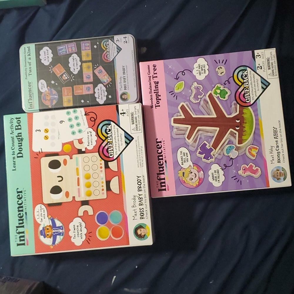 : Lot of 3 new The Influencer initiative creative imagination play sets